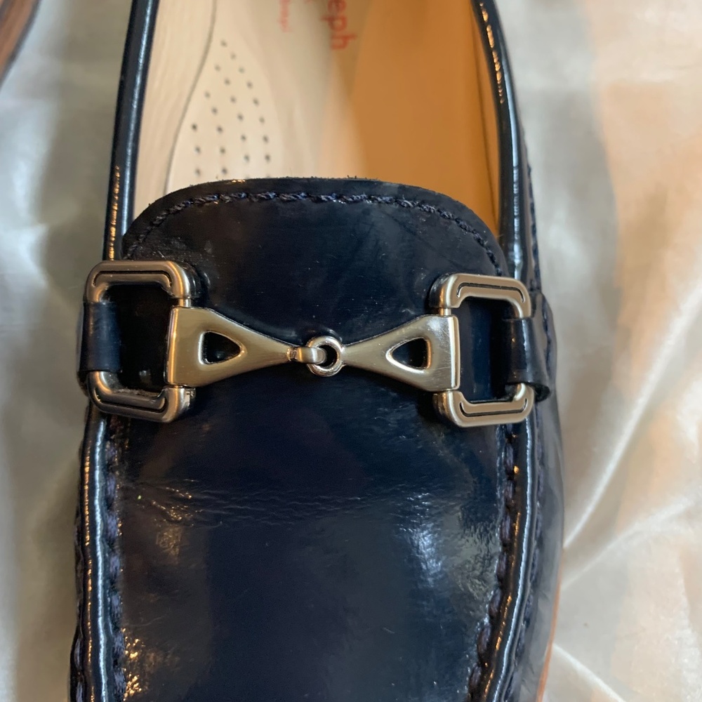 Marc Joseph New York Blue Patent Leather Loafers sz 8.5 - Picture 3 of 8